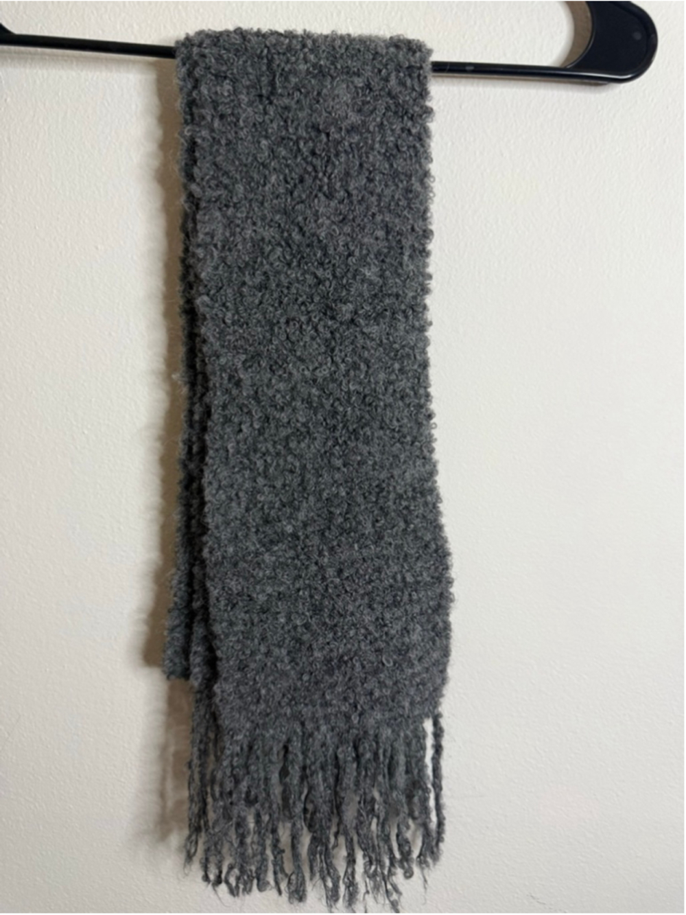Women's Peruvian Link Gray Alpaca Scarf One Size